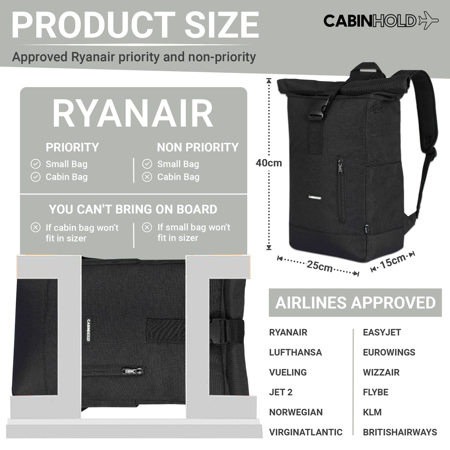 Amsterdam Cabin Travel Backpack